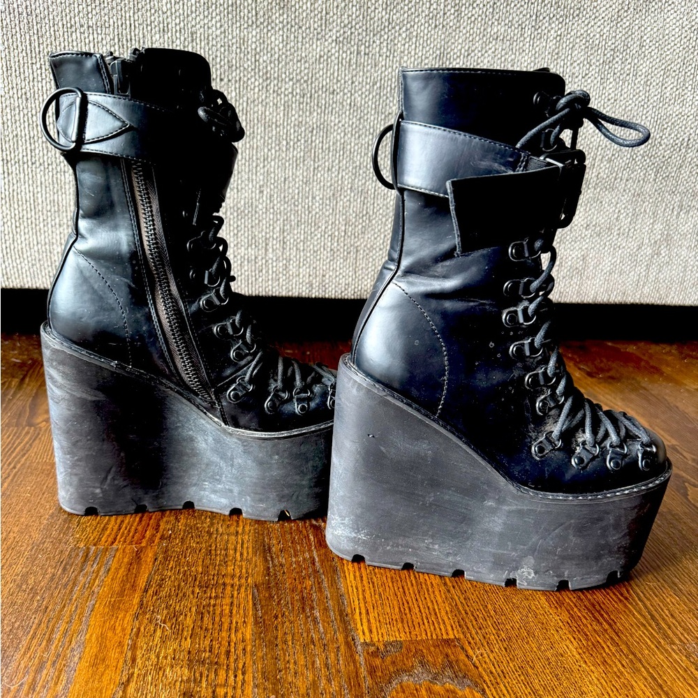 Dolls kill traitor platform boots